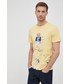 T-shirt - koszulka męska Polo Ralph Lauren T-shirt bawełniany kolor żółty z nadrukiem