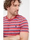 T-shirt - koszulka męska Polo Ralph Lauren t-shirt bawełniany kolor czerwony wzorzysty