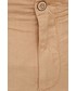 Krótkie spodenki męskie Polo Ralph Lauren szorty lniane męskie kolor beżowy