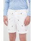 Krótkie spodenki męskie Polo Ralph Lauren szorty męskie kolor biały
