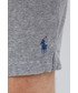 Krótkie spodenki męskie Polo Ralph Lauren szorty męskie kolor szary melanżowe