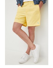 Krótkie spodenki męskie szorty męskie kolor żółty - Answear.com Polo Ralph Lauren
