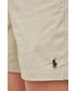 Krótkie spodenki męskie Polo Ralph Lauren szorty męskie kolor beżowy