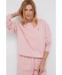 Bluza Polo Ralph Lauren bluza damska kolor różowy gładka