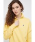 Bluza Polo Ralph Lauren bluza damska kolor żółty gładka