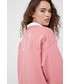 Bluza Polo Ralph Lauren bluza bawełniana damska kolor różowy z aplikacją
