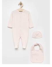 Odzież dziecięca komplet niemowlęcy kolor różowy - Answear.com Polo Ralph Lauren