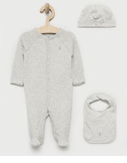 Odzież dziecięca komplet niemowlęcy kolor szary - Answear.com Polo Ralph Lauren