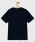 Koszulka Polo Ralph Lauren T-shirt bawełniany dziecięcy kolor granatowy gładki
