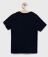 Koszulka Polo Ralph Lauren t-shirt bawełniany dziecięcy kolor granatowy gładki