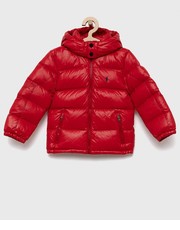 Kurtki Kurtka puchowa dziecięca kolor czerwony - Answear.com Polo Ralph Lauren