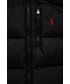 Kurtki Polo Ralph Lauren kurtka puchowa dziecięca kolor czarny