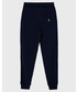 Spodnie Polo Ralph Lauren spodnie bawełniane dziecięce kolor granatowy z nadrukiem