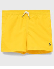 Spodnie szorty kąpielowe dziecięce kolor żółty - Answear.com Polo Ralph Lauren