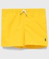 Spodnie Polo Ralph Lauren szorty kąpielowe dziecięce kolor żółty