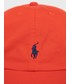 Czapka dziecięca Polo Ralph Lauren czapka bawełniana kolor czerwony gładka