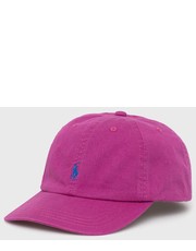 Czapka dziecięca czapka bawełniana dziecięca kolor różowy gładka - Answear.com Polo Ralph Lauren