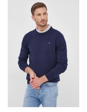 Sweter męski sweter bawełniany męski kolor granatowy - Answear.com G-Star Raw
