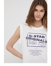 Bluzka top bawełniany kolor biały - Answear.com G-Star Raw
