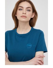 Bluzka t-shirt bawełniany kolor turkusowy - Answear.com G-Star Raw