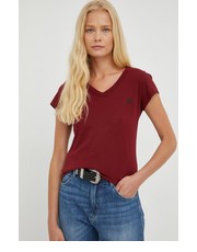 Bluzka t-shirt bawełniany kolor beżowy - Answear.com G-Star Raw