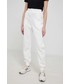 Spodnie G-Star Raw spodnie damskie kolor biały gładkie