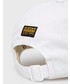 Czapka G-Star Raw czapka bawełniana kolor biały z aplikacją