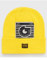 Czapka czapka bawełniana kolor żółty bawełniana - Answear.com G-Star Raw