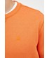 Bluza męska G-Star Raw bluza męska kolor pomarańczowy gładka