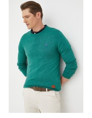 Sweter męski sweter męski kolor zielony lekki - Answear.com Scotch & Soda