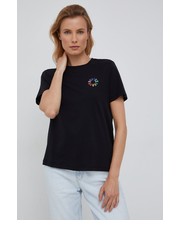 Bluzka t-shirt bawełniany kolor czarny - Answear.com Scotch & Soda