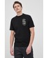 T-shirt - koszulka męska Scotch & Soda T-shirt bawełniany kolor czarny z nadrukiem