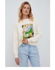 Bluza bluza damska kolor beżowy z nadrukiem - Answear.com Scotch & Soda