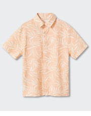 Koszula koszula bawełniana dziecięca Kauai kolor pomarańczowy - Answear.com Mango Kids