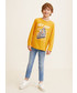 Koszulka Mango Kids - Longsleeve dziecięcy Epetboy4 104-164 cm 43020691