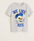 Koszulka Mango Kids - T-shirt dziecięcy Rock 110-164 cm 43020693