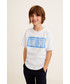 Koszulka Mango Kids - T-shirt dziecięcy Cali 110-164 cm 43087773