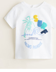 Koszulka - T-shirt dziecięcy Coast 80-104 cm 43078833 - Answear.com Mango Kids