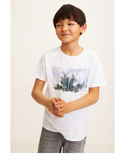 Koszulka - T-shirt dziecięcy Tropical 110-164 cm 43047781 - Answear.com Mango Kids