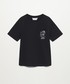 Koszulka Mango Kids - T-shirt bawełniany dziecięcy Squad 116-164 cm