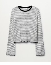 koszulka - Longsleeve dziecięcy Stripes - Answear.com