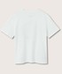 Koszulka Mango Kids T-shirt bawełniany dziecięcy kolor biały z nadrukiem