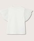 Koszulka Mango Kids T-shirt dziecięcy kolor biały