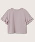 Koszulka Mango Kids t-shirt bawełniany dziecięcy Flin kolor fioletowy