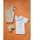 Koszulka Mango Kids polo niemowlęce Lolo kolor biały
