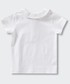 Koszulka Mango Kids polo niemowlęce Lolo kolor biały