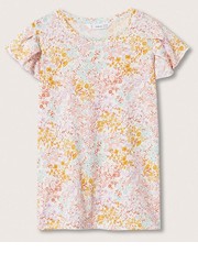 Koszulka t-shirt bawełniany dziecięcy Spring kolor biały - Answear.com Mango Kids