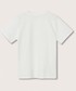 Koszulka Mango Kids t-shirt bawełniany dziecięcy Slides kolor biały z nadrukiem
