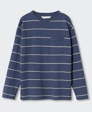 Koszulka longsleeve bawełniany dziecięcy Charles wzorzysty - Answear.com Mango Kids