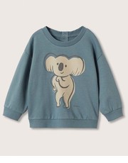 Bluza Bluza bawełniana dziecięca z nadrukiem - Answear.com Mango Kids